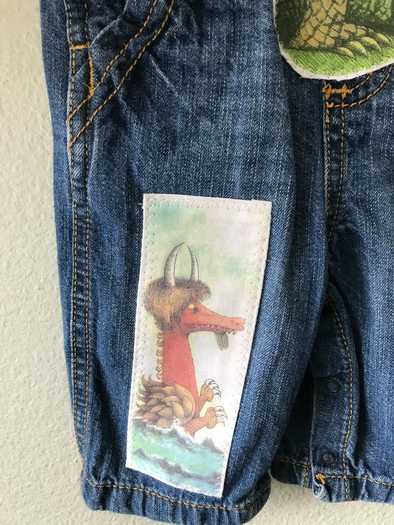 Wild Thing Overalls, Boy, Girl, Where the Wild Things Are - Cyndy Love Designs