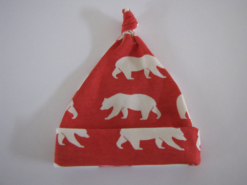 Organic Cotton Baby Blanket | Bear Print Natural Baby Blanket - Cyndy Love Designs