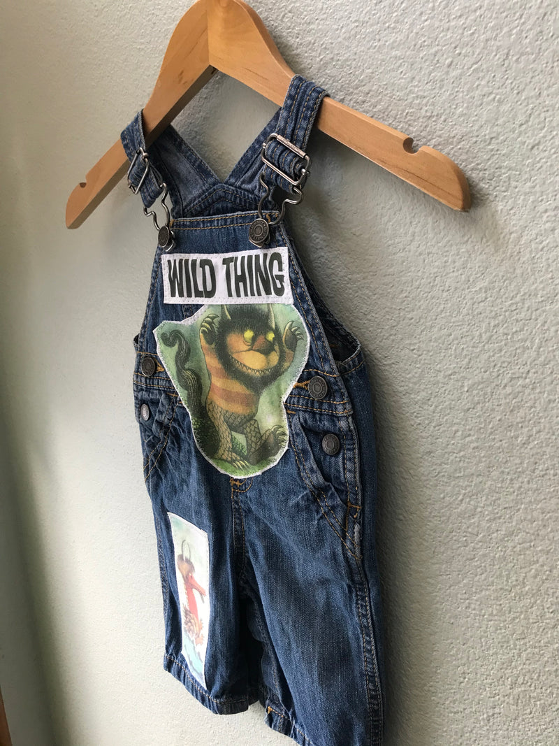 Wild Thing Overalls, Boy, Girl, Where the Wild Things Are - Cyndy Love Designs