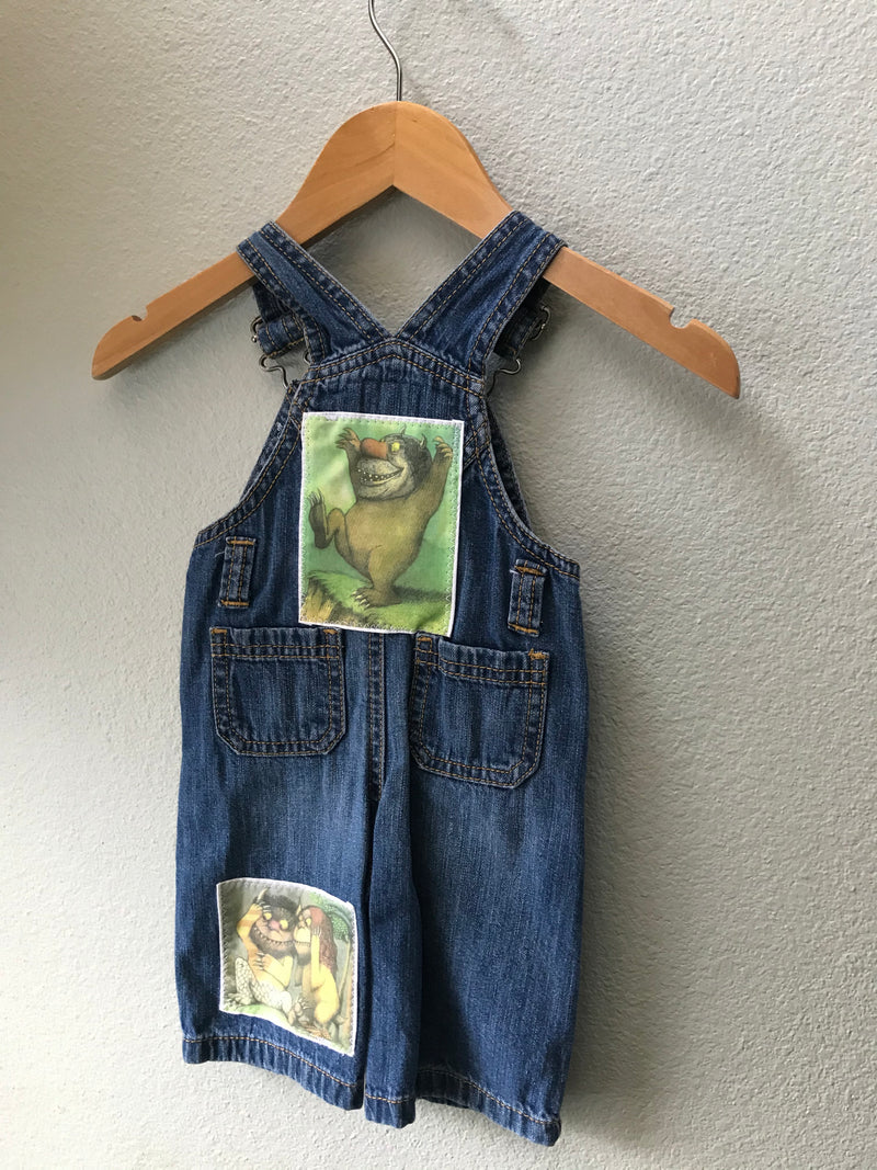 Wild Thing Overalls, Boy, Girl, Where the Wild Things Are - Cyndy Love Designs