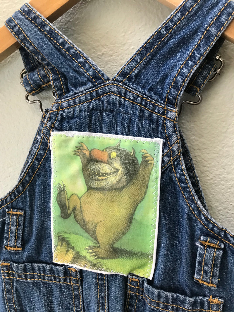 Wild Thing Overalls, Boy, Girl, Where the Wild Things Are - Cyndy Love Designs