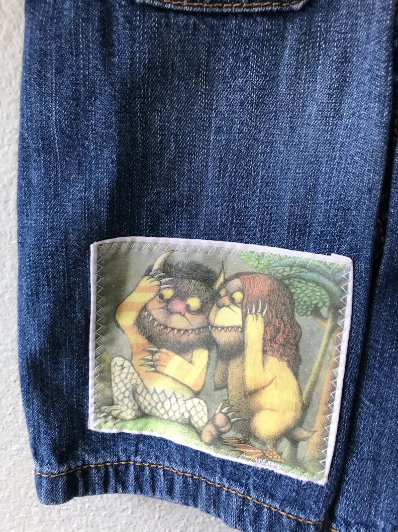 Wild Thing Overalls, Boy, Girl, Where the Wild Things Are - Cyndy Love Designs