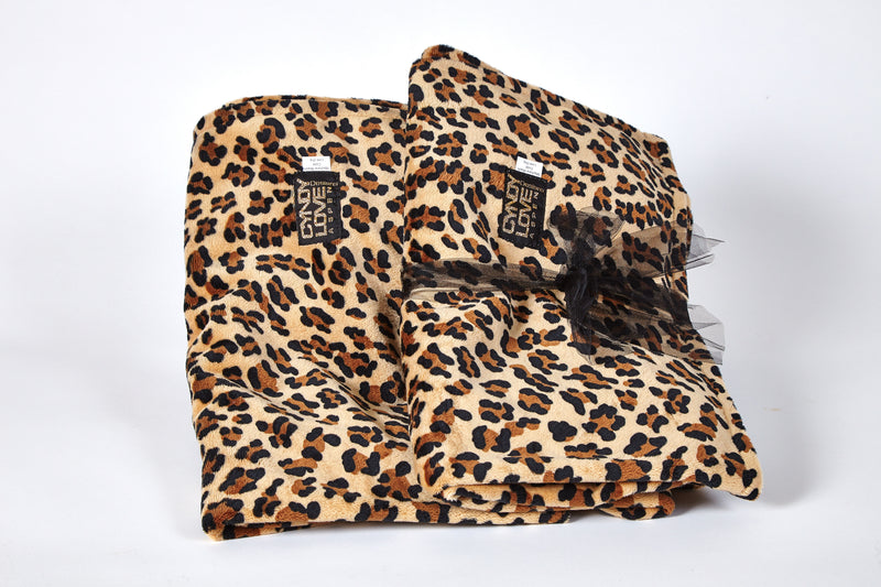 Leopard Print Baby Blanket in Luxurious Cheetah Print - Cyndy Love Designs