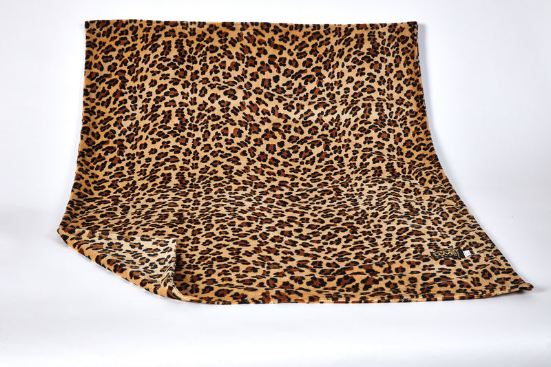 Leopard Print Baby Blanket in Luxurious Cheetah Print - Cyndy Love Designs