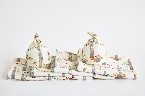 Fox Nursery Bedding | Organic Cotton Baby Blanket - Cyndy Love Designs