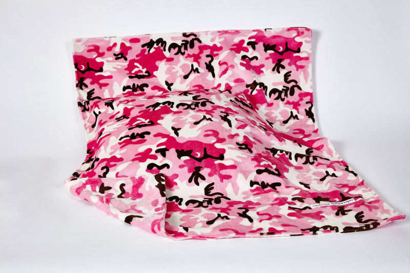 Baby Blanket Pink Camouflage - Cyndy Love Designs