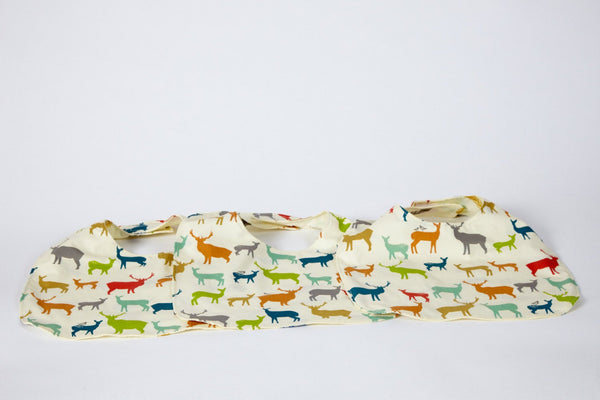 Organic Baby Bib Bears / Modern Baby Baby Bib - Cyndy Love Designs
