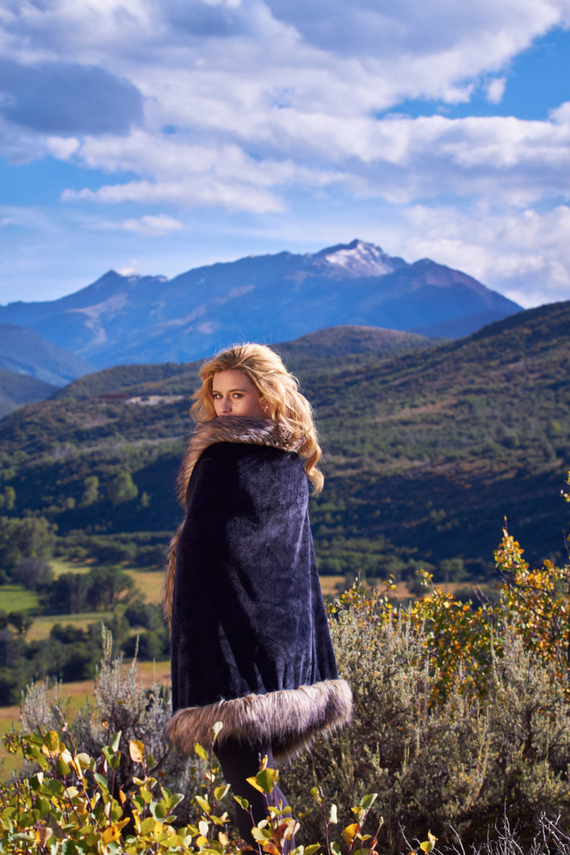 Black wrap hot sale shawl cape