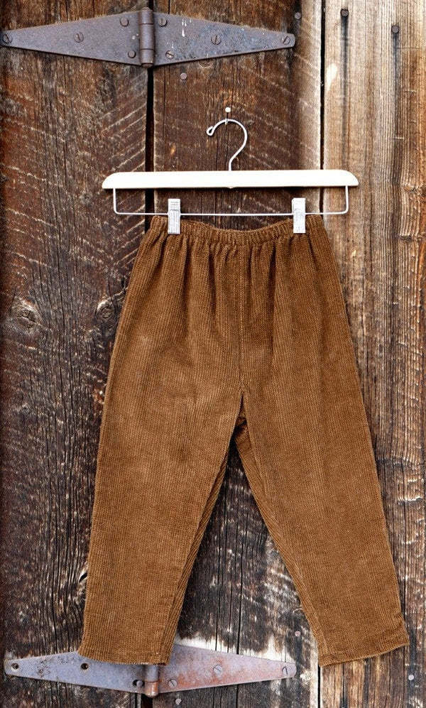 Boys Corduroy Pant with Elastic Waist - Cyndy Love Designs