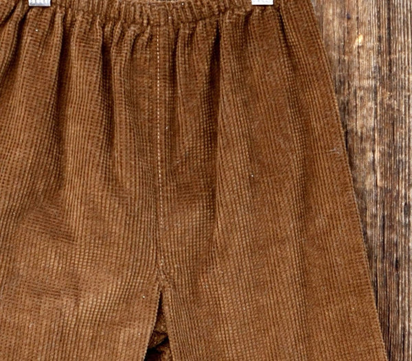 Boys Corduroy Pant with Elastic Waist - Cyndy Love Designs