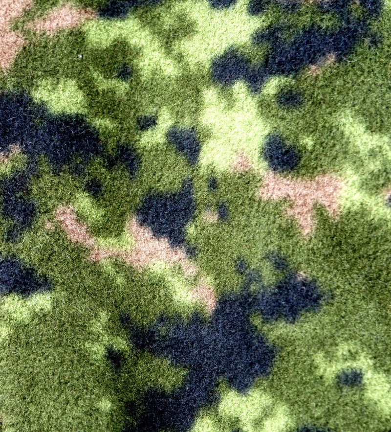 Kids Camouflage Green Fleece Zipper Jacket - Cyndy Love Designs