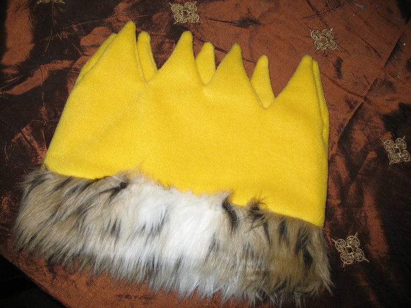 Wild Thing Crown with Fur Trim - Photo Prop - Cyndy Love Designs