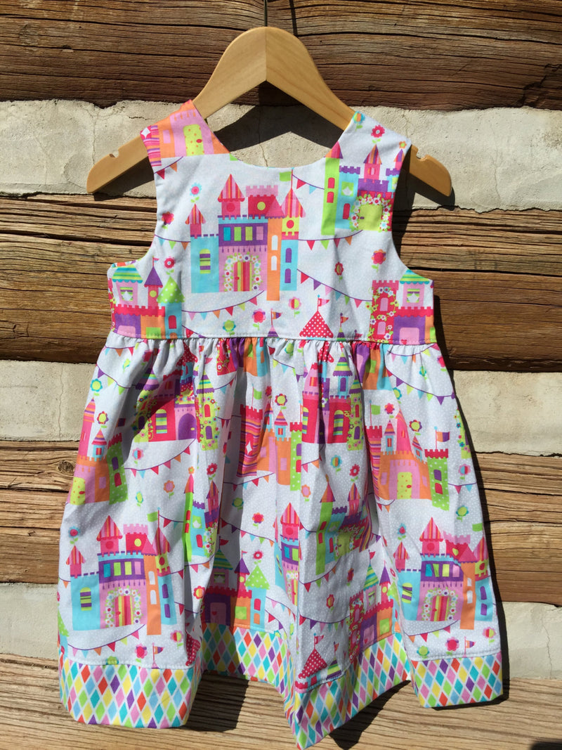 Little Girls Pink Summer Beach Dress - Cyndy Love Designs