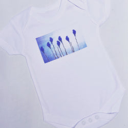 Cotton Baby Bodysuit Bluebird pattern - Cyndy Love Designs