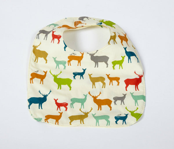 Organic Baby Bib Bears / Modern Baby Baby Bib - Cyndy Love Designs