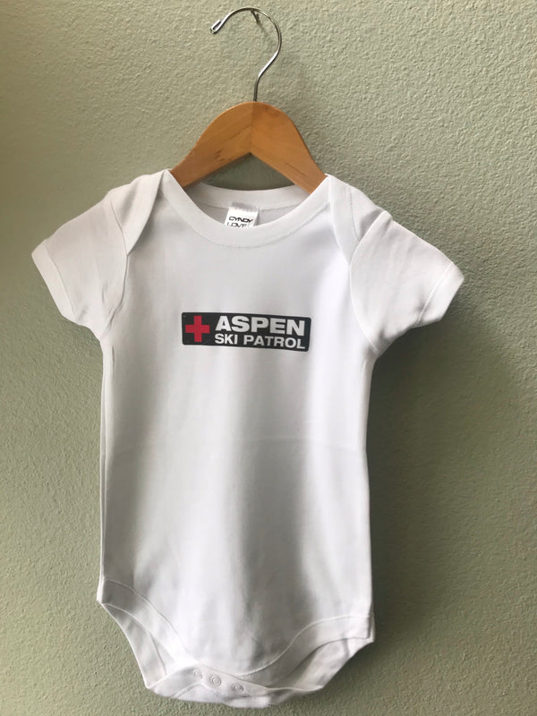 Aspen Ski Patrol Bodysuit, TShirt, Baby Boy, Baby Girl - Cyndy Love Designs