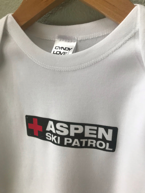 Aspen Ski Patrol Bodysuit, TShirt, Baby Boy, Baby Girl - Cyndy Love Designs