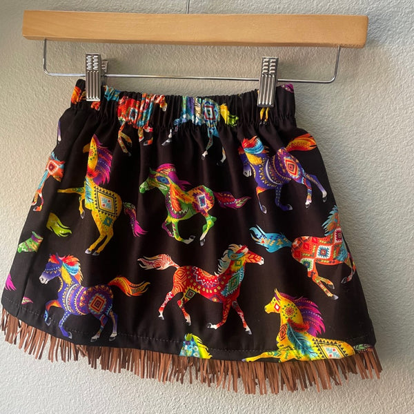 COW PATTERN SUEDE LIKE SKIRT　Sサイズ COW PATTERN SUEDE LIKE SKIRT